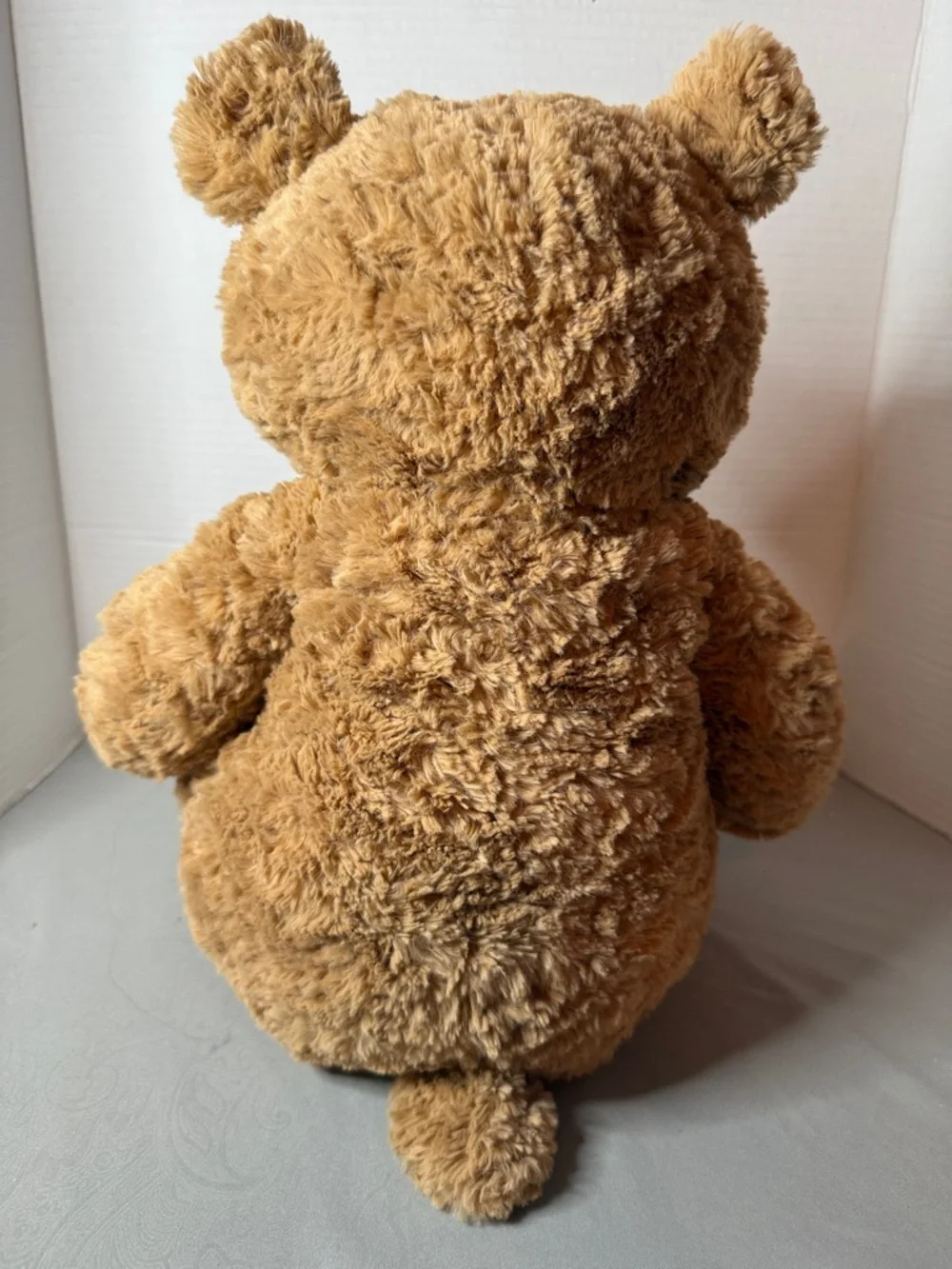 Jellycat Classic Legend Bartholomew Huge Teddy Bear Soft Tan Huggable 16.5”